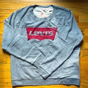 LEVI’S Heather Gray Crewneck Sweatshirt